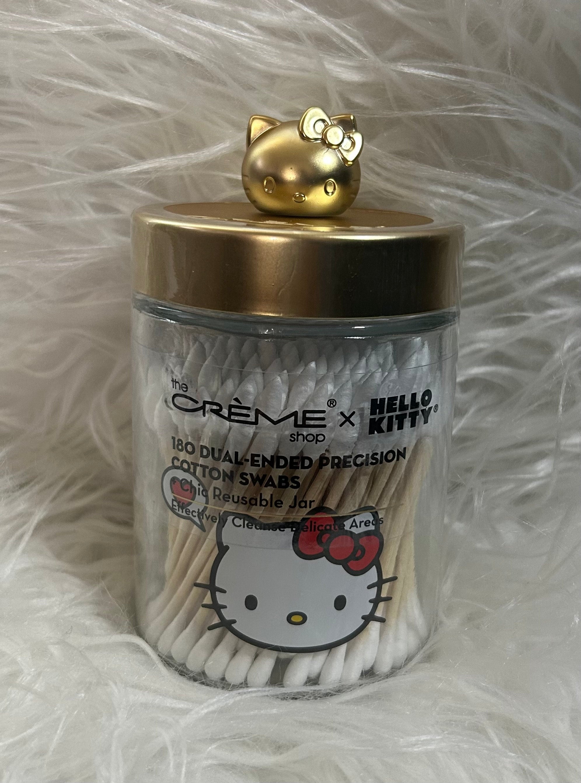 Hello Kitty Chic Reusable Jar+Precision Cotton Swabs L.M.E. Beauties